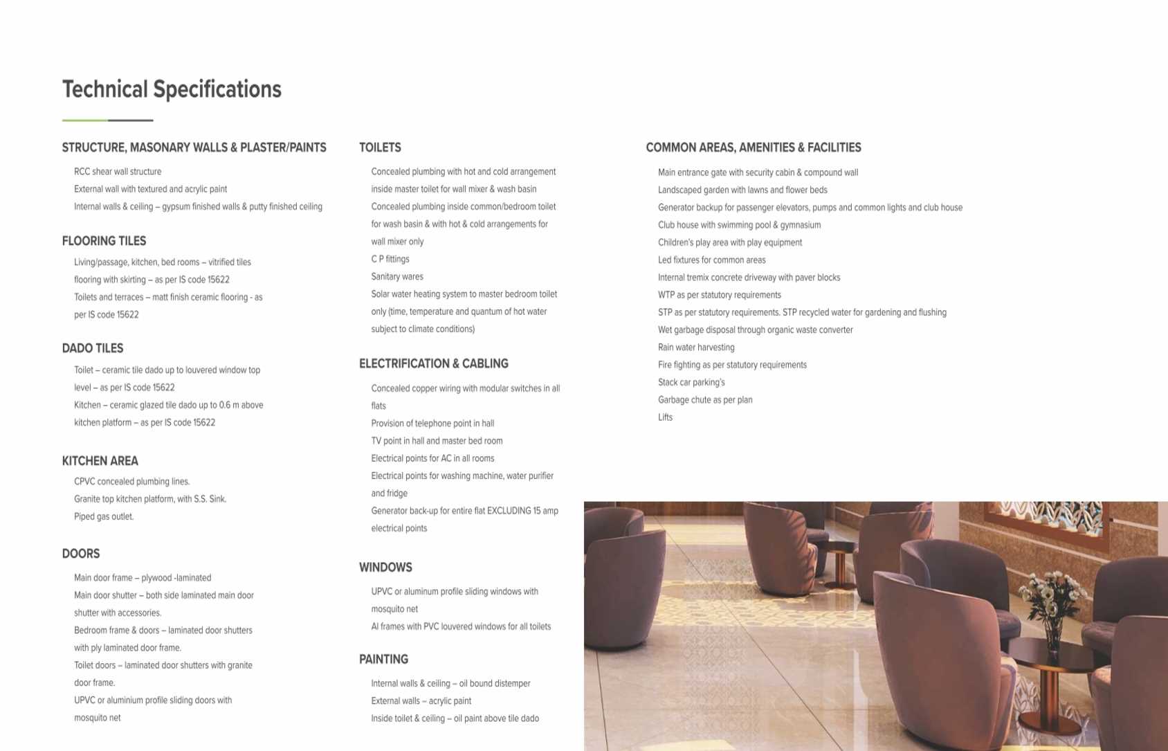 specifications